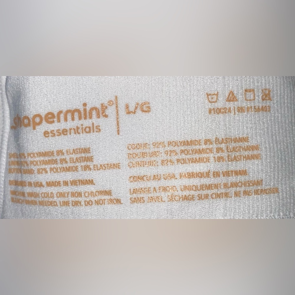 Shapermint Essentials White Wireless Bra Adjustab… - image 2